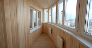 Внутренняя отделка лоджии Апатиты, цена от 212 руб. м2